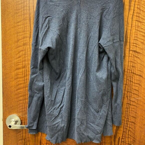 Lane bryant blue v back‎ open front cardigan - Picture 8 of 9